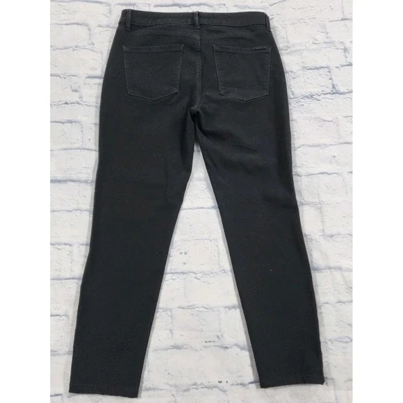 White House Black Market WOMENS SIZE 8 Black High Rise Skinny Ankle Sculpt Jeans - Picture 7 of 14